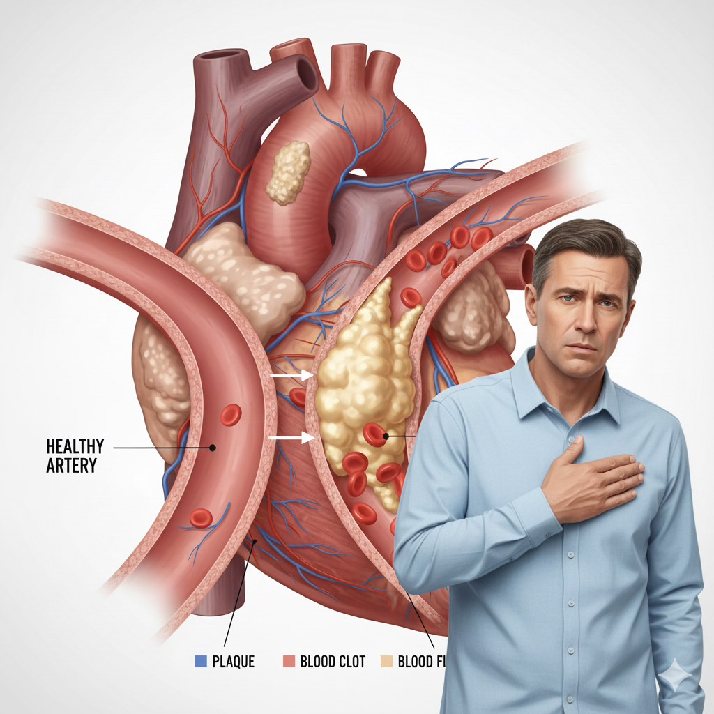 Coronary Artery Disease (CAD): Causes, Symptoms, Diagnosis & Treatment